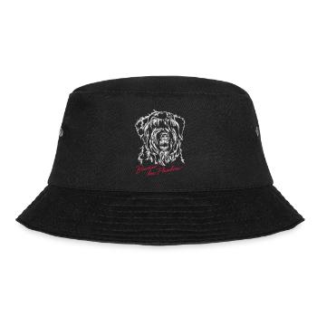 BOUVIER DES FLANDRES Hunde Hund Wilsigns - Bucket Hat - Schwarz - Vorne - Lela (165cm)