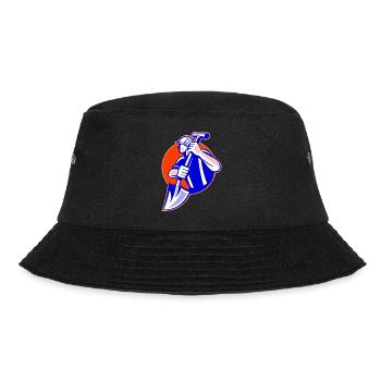Der Baumeister - Bucket Hat - Schwarz - Vorne - Lela (165cm)