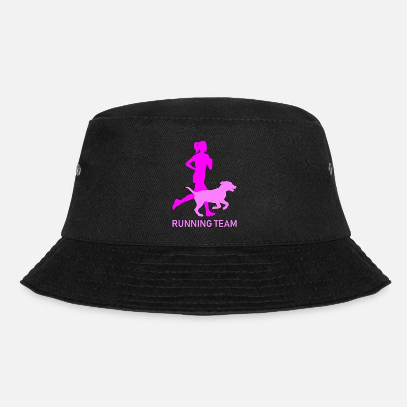 Running team - Bucket Hat - black