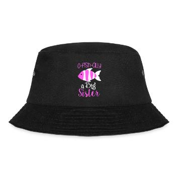 Big sister gift offspring shirt - Bucket Hat - black - Front - Lela (165cm)