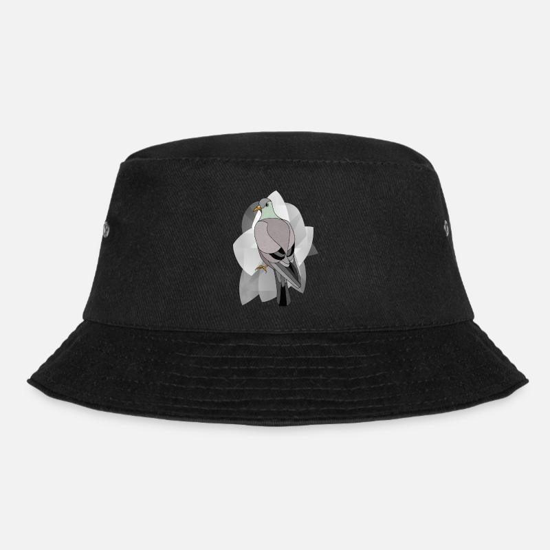 Bird pigeon - Bucket Hat - black