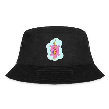 Einhorn - Bucket Hat - Schwarz - Vorne - Lela (165cm)