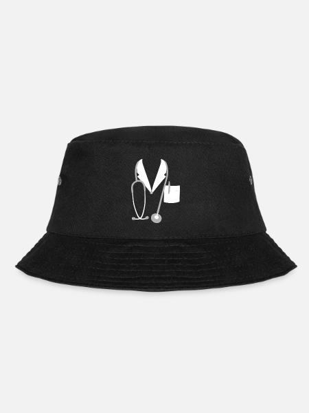 Stethoscope medicine doctor doctor practice career choice - Bucket Hat - black