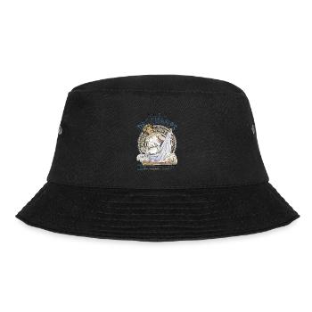 Alfons Mucha - bleu Deschamps en vente ici - Bucket Hat - Schwarz - Vorne - Lela (165cm)