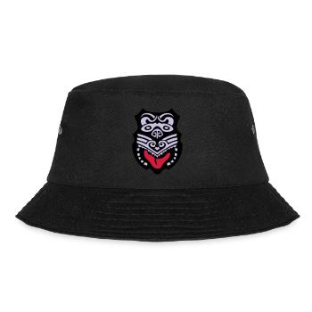 Māori mask tribal ethnic tattoo - Bucket Hat - black - Front - Lela (165cm)
