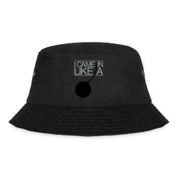 I Came In Like A Wrecking Ball - Bucket Hat - Schwarz - Vorne - Lela (165cm)