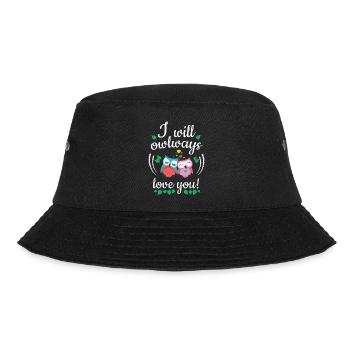 i will owlways love you owls - Bucket Hat - black - Front - Lela (165cm)
