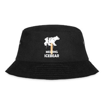 Melting Polar Bear - Bucket Hat - black - Front - Lela (165cm)
