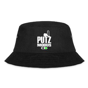 Putzfrau Putz Modus An Lustig - Bucket Hat - Schwarz - Vorne - Lela (165cm)