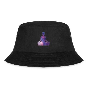 Yoga Meditation Universe - Bucket Hat - black - Front - Lela (165cm)