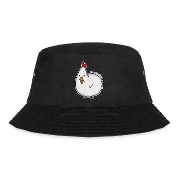 Emma das Huhn - Premium Longsleeve - Women - Bucket Hat - Schwarz - Vorne - Lela (165cm)