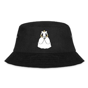 hochzeitskleid clipart rock kleid hochzeit prinzes - Bucket Hat - Schwarz - Vorne - Lela (165cm)