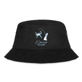 Es Hat Mich Erwischt! (Junggesellenabschied JGA) - Bucket Hat - Schwarz - Vorne - Lela (165cm)