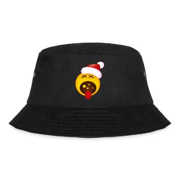 Smiley Christmas Scream - Bucket Hat - Schwarz - Vorne - Lela (165cm)
