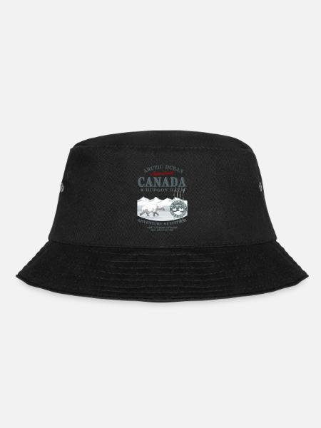 Polar Bear - Canada - Bucket Hat - Schwarz