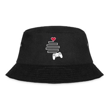 Love Connection (Gaming) - Bucket Hat - black - Front - Lela (165cm)