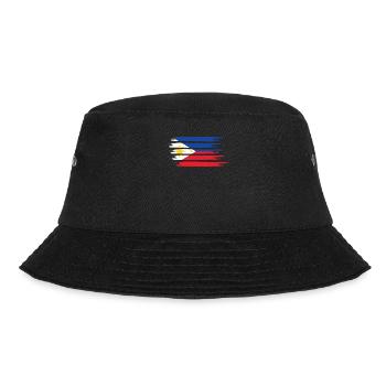 Philippinen Flagge - Bucket Hat - Schwarz - Vorne - Lela (165cm)