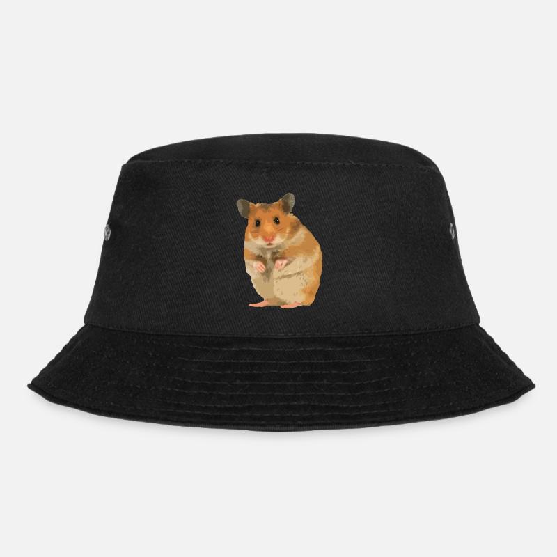 Hamster - Bucket Hat - Schwarz