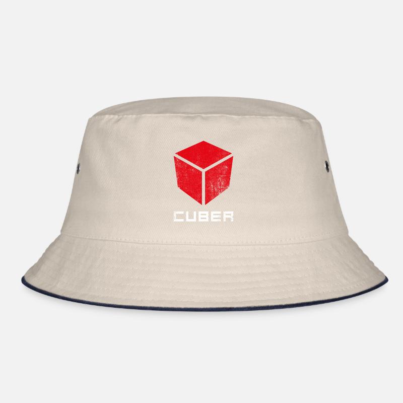 CUBER. Cubing-Cube-Cuber-Speedcubing Bucket Hat