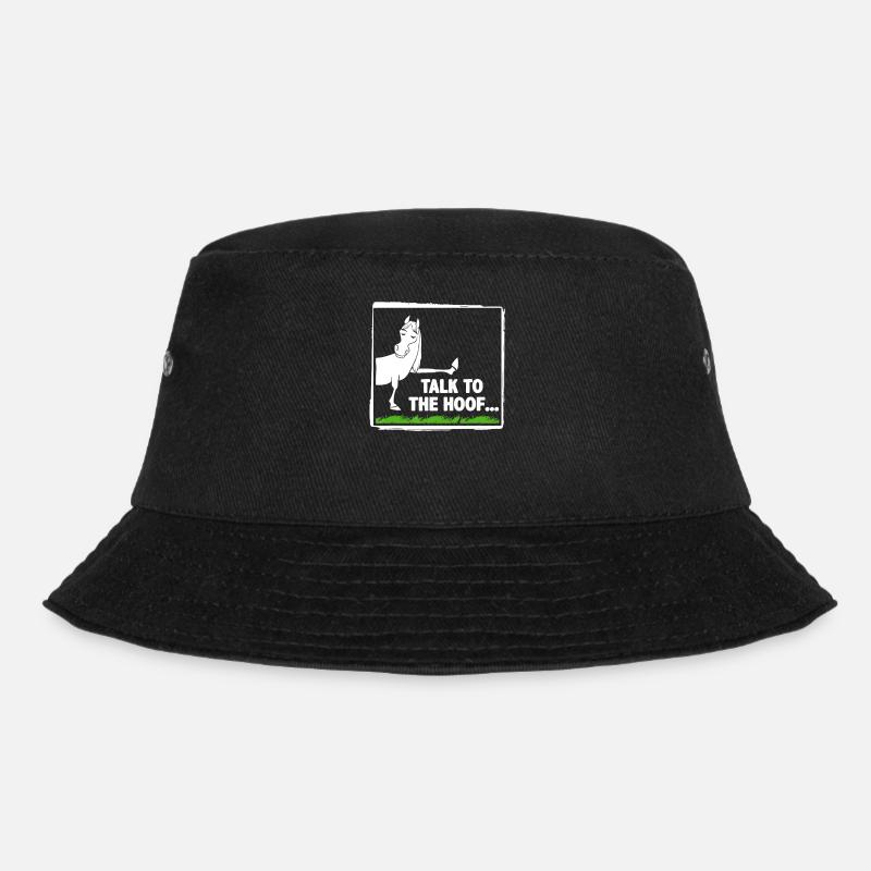 Sprich mit dem Huf - Bucket Hat - Schwarz