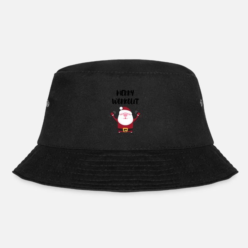 MERRY WORKOUT - Bucket Hat - Schwarz