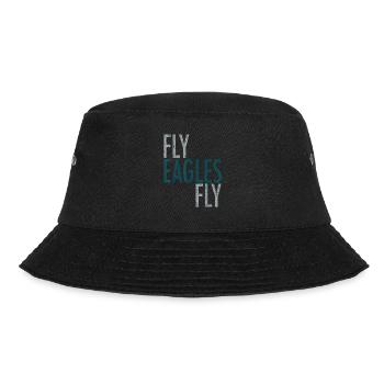 Eagle Fly Funny Philadelphia Football Gifts - Bucket Hat - black - Front - Lela (165cm)