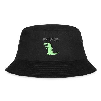 HUNGRINO the hungry dinosaur - Bucket Hat - black - Front - Lela (165cm)