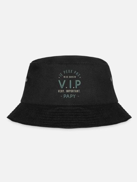 JE PEUX PAS JE SUIS VIP PAPY CADEAU - Bob - noir