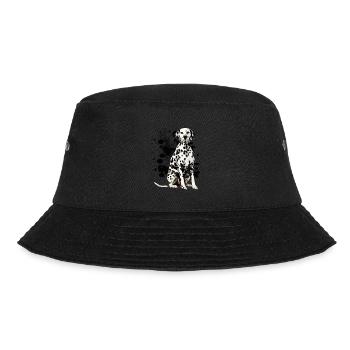 Dalmata - Bucket Hat - Schwarz - Vorne - Lela (165cm)