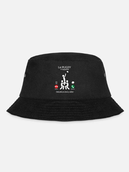 Le rugby m'appelle cadeau humoristique rugbyman - Bob - noir
