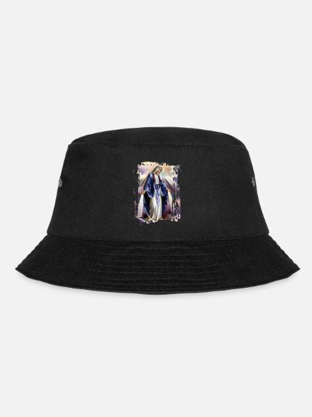 Holly Mary Maria Madonna Mariana Jungfrau Maria - Bucket Hat - Schwarz