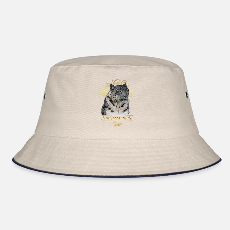 Schneeleopard Bucket Hat