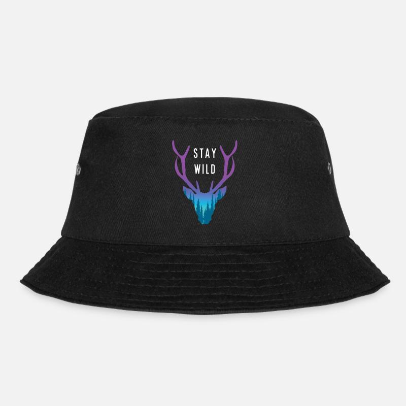 Cerf - Stay Wild - Bob - noir