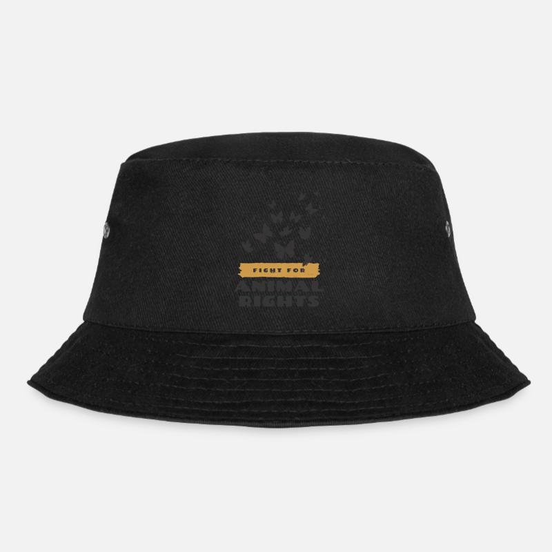 Animal Rights / Tierschutz - Bucket Hat - black