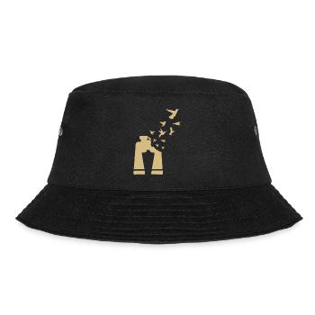 Birdwatcher Binoculars Vintage Birdwatcher - Bucket Hat - black - Front - Lela (165cm)