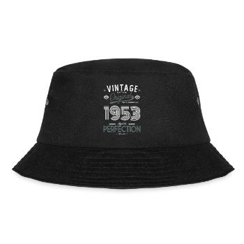 AGE TO PERFECTION 1953 birthday gift 69 years - Bucket Hat - black - Front - Lela (165cm)