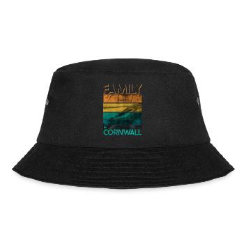 Familienurlaub in Cornwall England Urlaub - Bucket Hat - Schwarz - Vorne - Lela (165cm)
