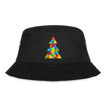 Christmas Tree Oh Christmas Tree Winter Hipster Grunge - Bucket Hat - black - Front - Lela (165cm)
