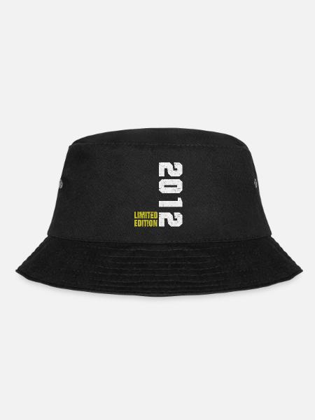 Geburtstag 2012 Geboren Geschenk Design - Bucket Hat - Schwarz