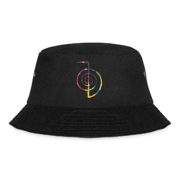 Reiki Symbol - Bucket Hat - black - Front - Lela (165cm)