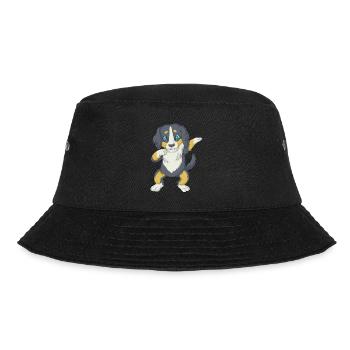 Dabbing Bernese Mountain - Bucket Hat - black - Front - Lela (165cm)
