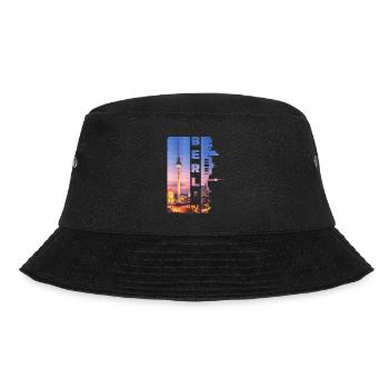 Berlin Germany City Skyline Home Love - Bucket Hat - black - Front - Lela (165cm)