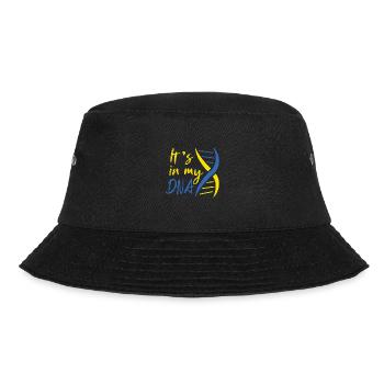 It's In My Dna Ukraine Vintage Ukrainian Flag - Bucket Hat - black - Front - Lela (165cm)
