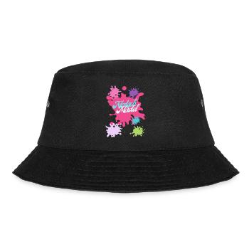 Muddy run shirt mud Matsch Lauf Team obstacle Frau - Bucket Hat - Schwarz - Vorne - Lela (165cm)