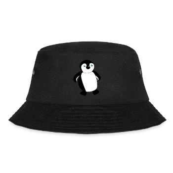 Pinguin - Bucket Hat - Schwarz - Vorne - Lela (165cm)