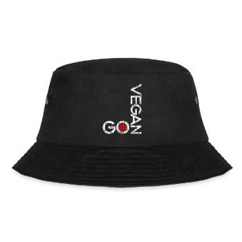 GO VEGAN ANIMAL RIGHTS NOW - Bucket Hat - black - Front - Lela (165cm)