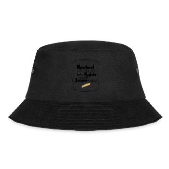 Nudeln - Bucket Hat - Schwarz - Vorne - Lela (165cm)