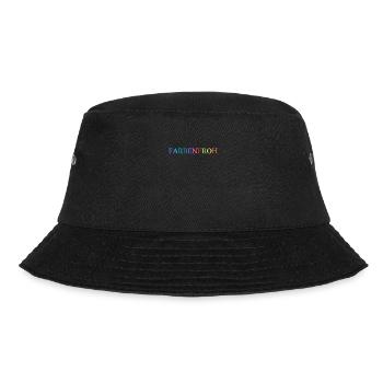 Farbenfroh - Bucket Hat - Schwarz - Vorne - Lela (165cm)