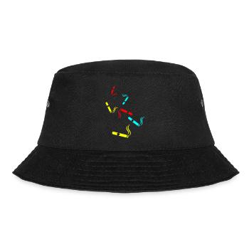 Zigarre Symbol - Bucket Hat - Schwarz - Vorne - Lela (165cm)