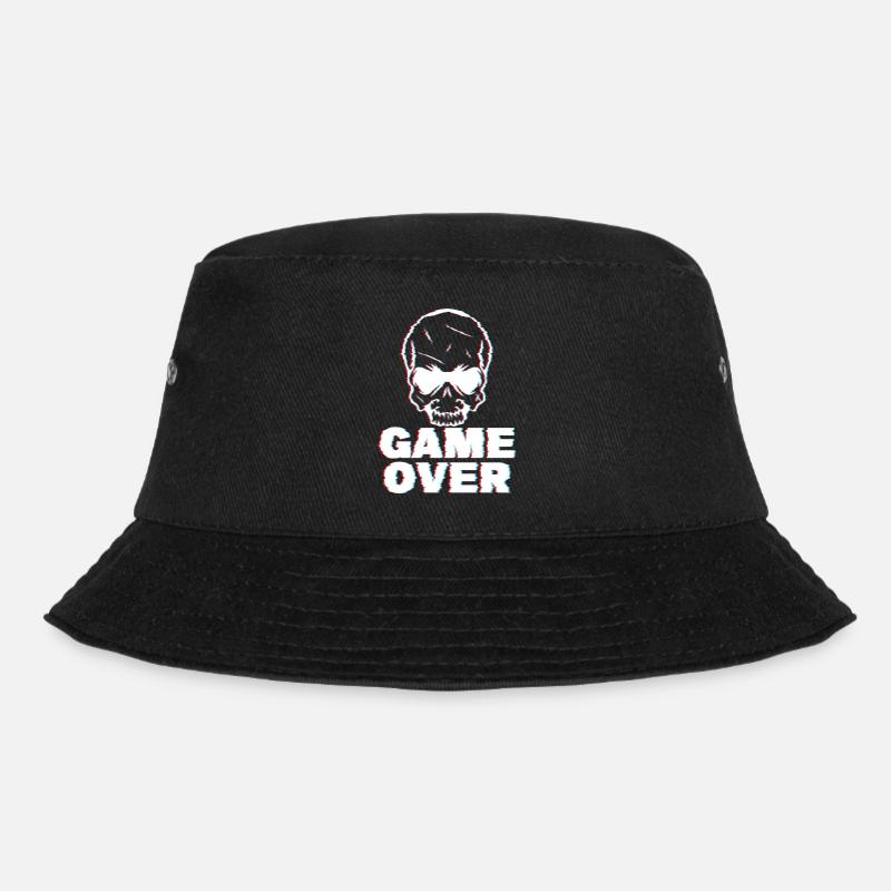 Game Over Glitch - Bucket Hat - Schwarz